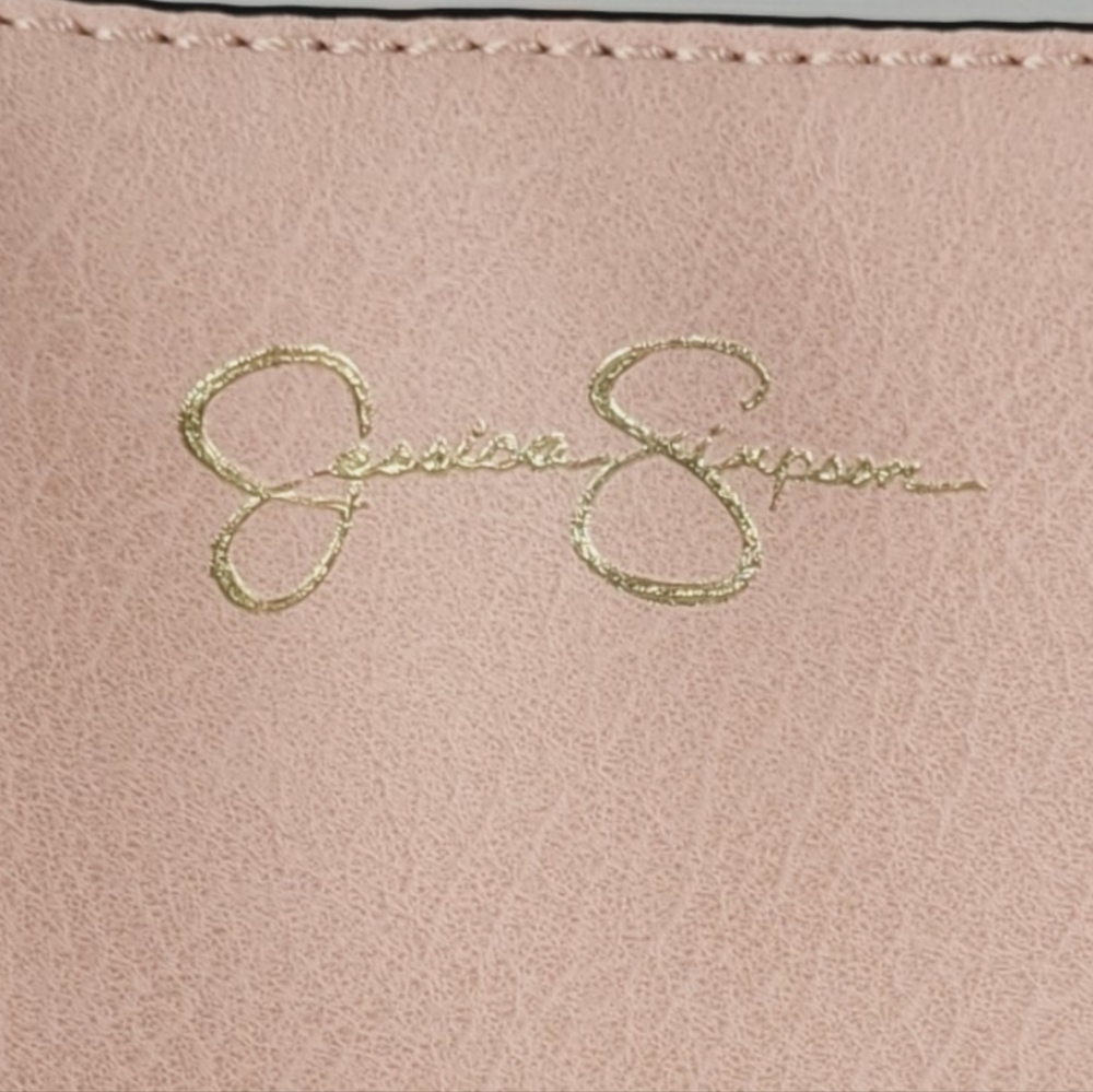Jessica Simpson Faux Leather Tote Shoulder Bag - Picture 4 of 7